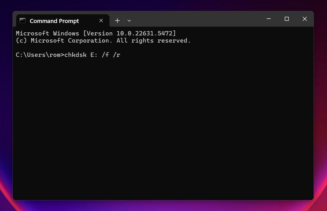 CHKDSK